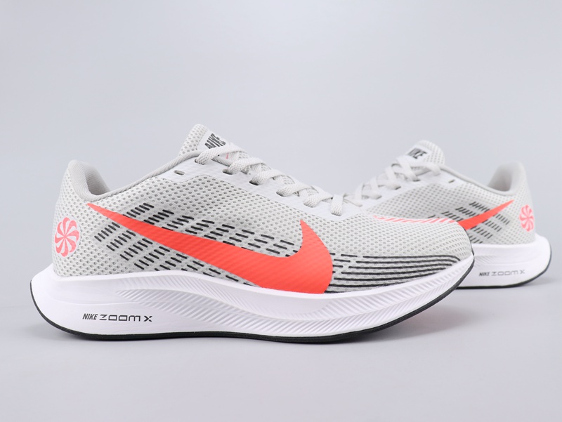 2020 Nike Zoom Rival XC White Grey Red Running Shoes